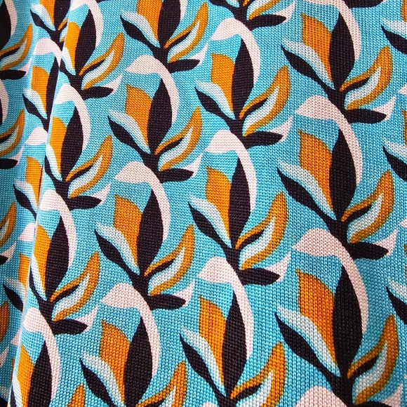 DVF Dress Julian Womens 4 Blue Short Sleeve Wrap Retro V Neck - Picture 5 of 12